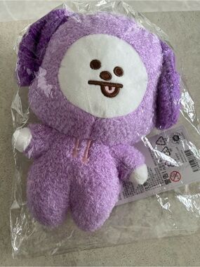 BTS Chimmy Jimin 8” Plush Purple Stuffed Animal Soft Cuddly Toy NWT K-pop